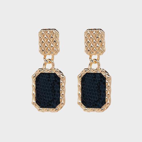 Steezy Alloy Rhinestone Dangle Earrings-MXSTUDIO.COM