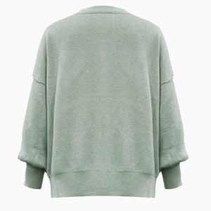 Street Style Crew Neck Oversized Knit Sweater-MXSTUDIO.COM