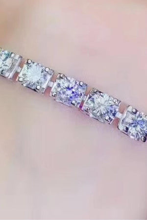 Striking Lobster Clasp 5 Carat Moissanite Bracelet - MXSTUDIO.COM