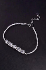 Striking Lobster Clasp 5 Carat Moissanite Bracelet - MXSTUDIO.COM