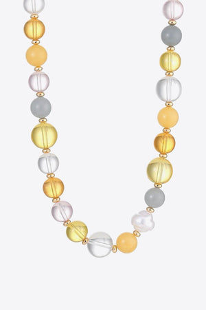 Stun Everyone Multicolored Beads Necklace - MXSTUDIO.COM