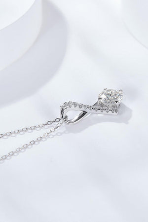 Stunner 1 Carat Moissanite Necklace Womens - MXSTUDIO.COM