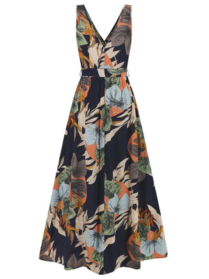 a women's dress with a floral print