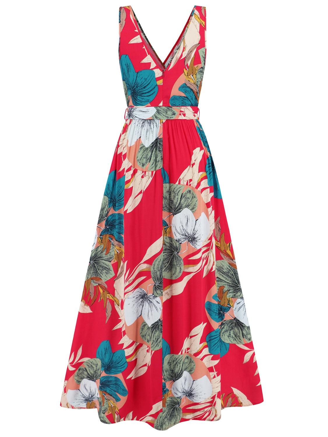 a dress with a floral print on it