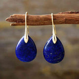 Stunning 14K Gold-Plated Crystal Dangle Earrings-MXSTUDIO.COM