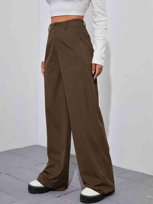 Stylish Getup High Waisted Straight Leg Women's Pants - MXSTUDIO.COM