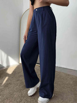 Stylish Getup High Waisted Straight Leg Women's Pants - MXSTUDIO.COM