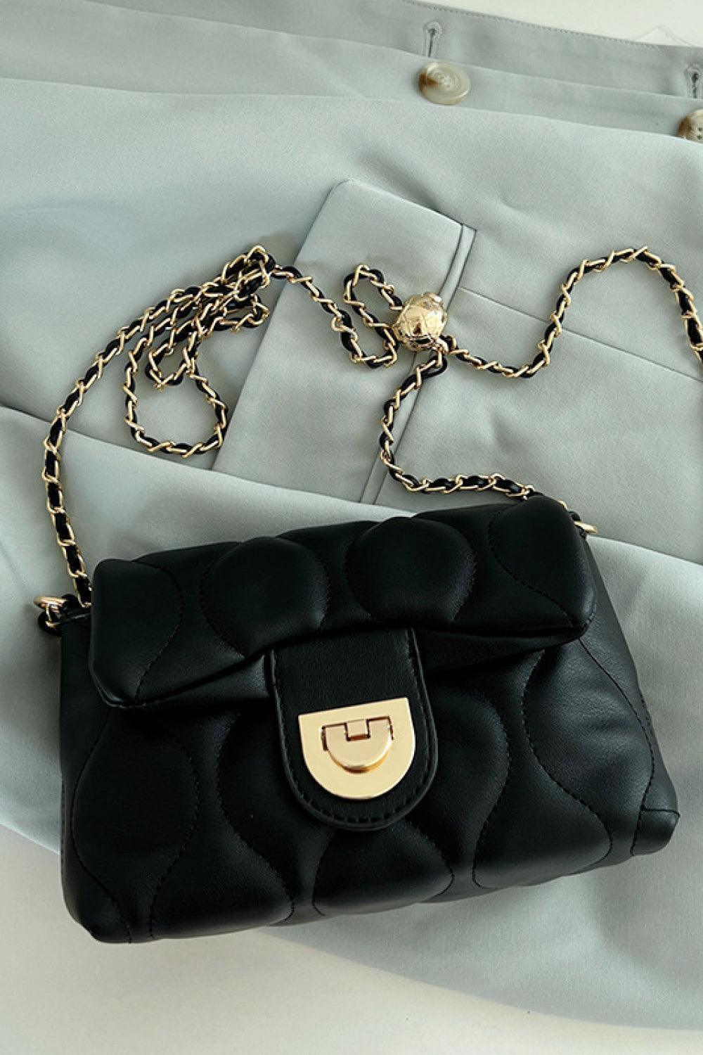 Stylish Icon Chain Strap Flap Crossbody Bag - MXSTUDIO.COM