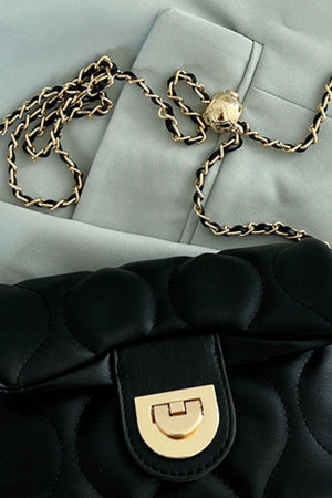 Stylish Icon Chain Strap Flap Crossbody Bag - MXSTUDIO.COM