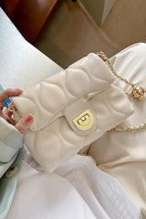 Stylish Icon Chain Strap Flap Crossbody Bag - MXSTUDIO.COM