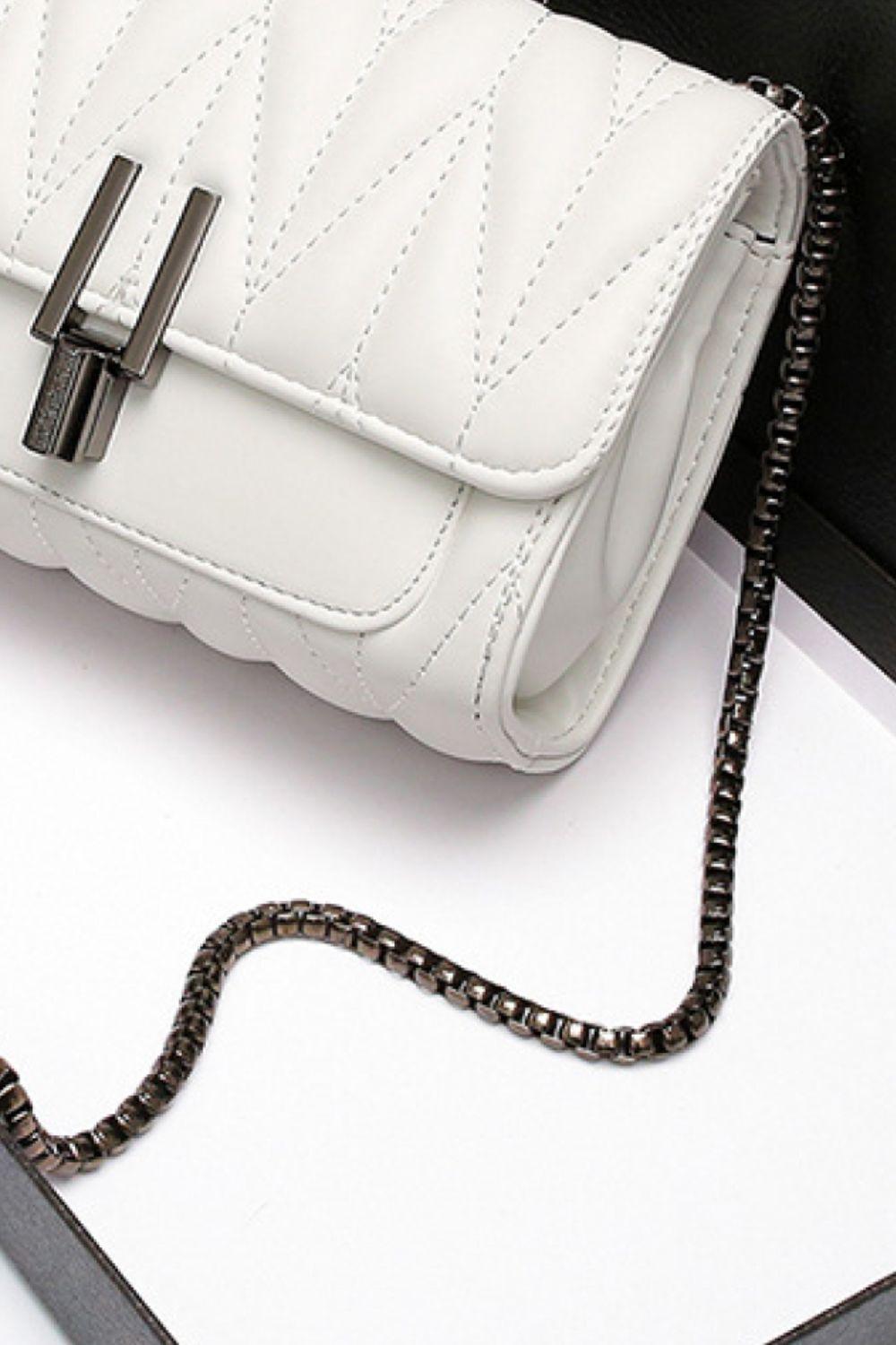 Stylish Versatility Chain Strap Flap Crossbody Bag - MXSTUDIO.COM