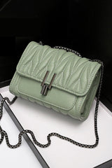 Stylish Versatility Chain Strap Flap Crossbody Bag - MXSTUDIO.COM