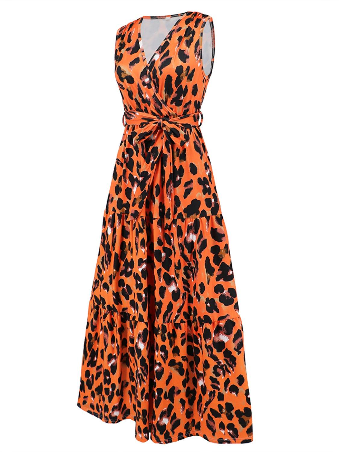 a dress with an animal print on it