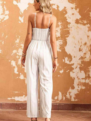 Summer Confidence Sleeveless Wide Leg Jumpsuit - MXSTUDIO.COM