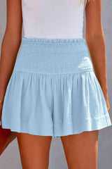 Summer Feels Smocked Waistband Mini Skort - MXSTUDIO.COM