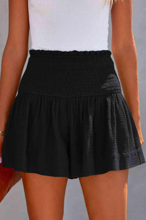 Summer Feels Smocked Waistband Mini Skort - MXSTUDIO.COM