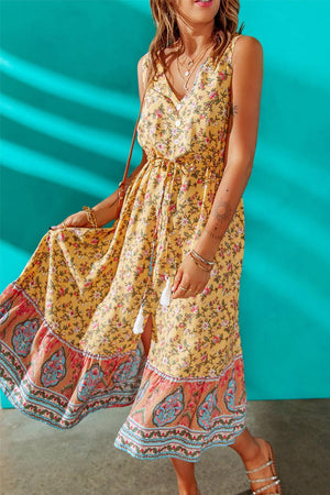 Summer Fresh Bohemian Sleeveless Dress - MXSTUDIO.COM