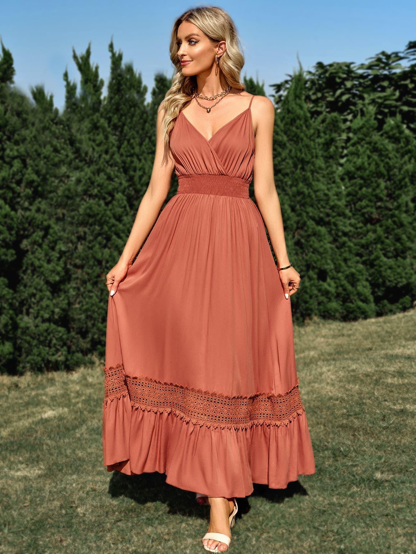 Summer Goddess Spaghetti Strap Maxi Dress - MXSTUDIO.COM