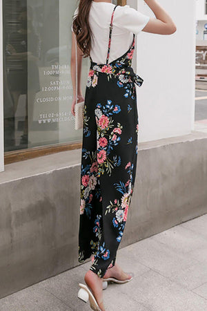 Summer Must Have Sleeveless Floral Jumpsuit - MXSTUDIO.COM