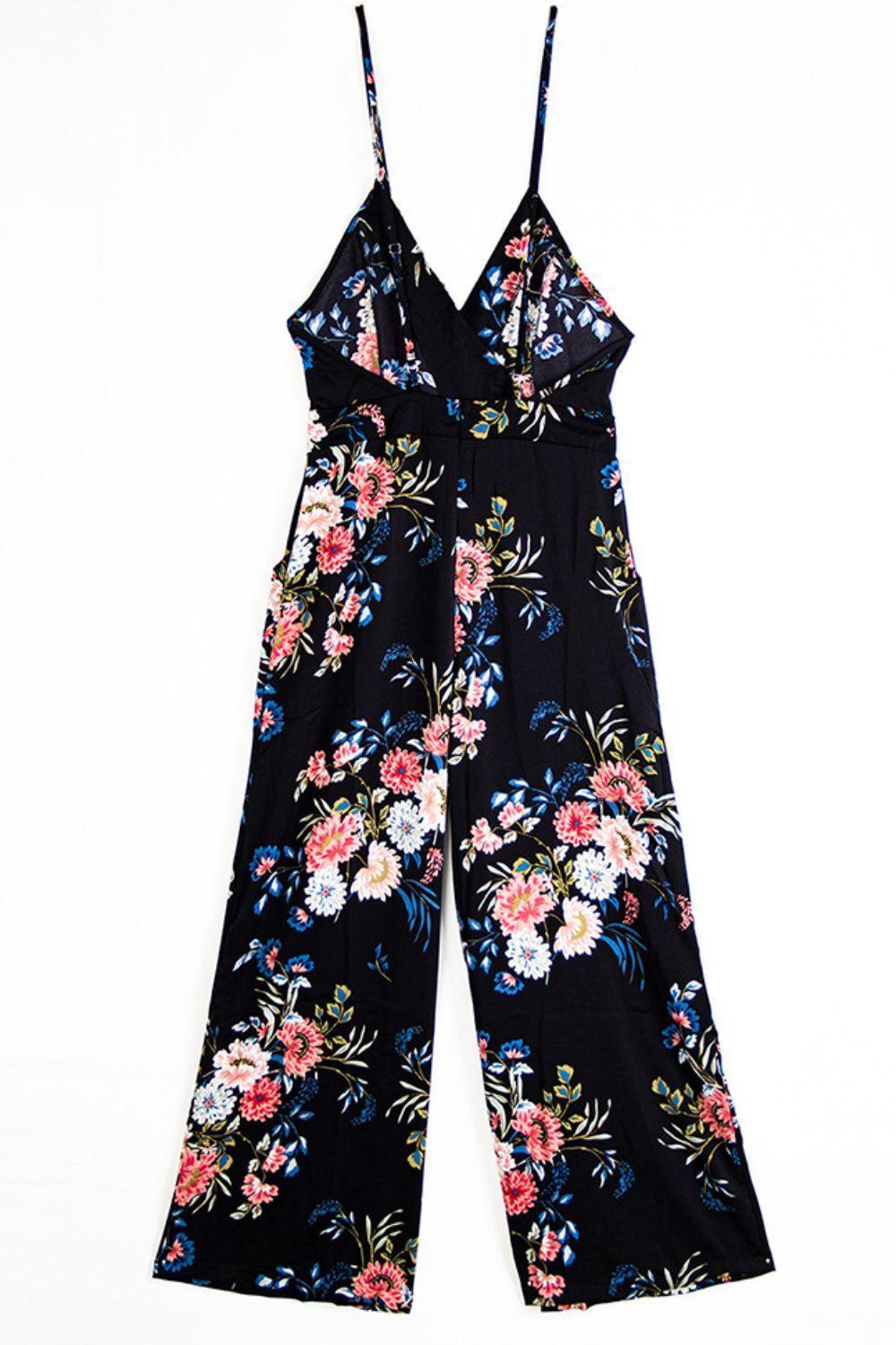 Summer Must Have Sleeveless Floral Jumpsuit - MXSTUDIO.COM