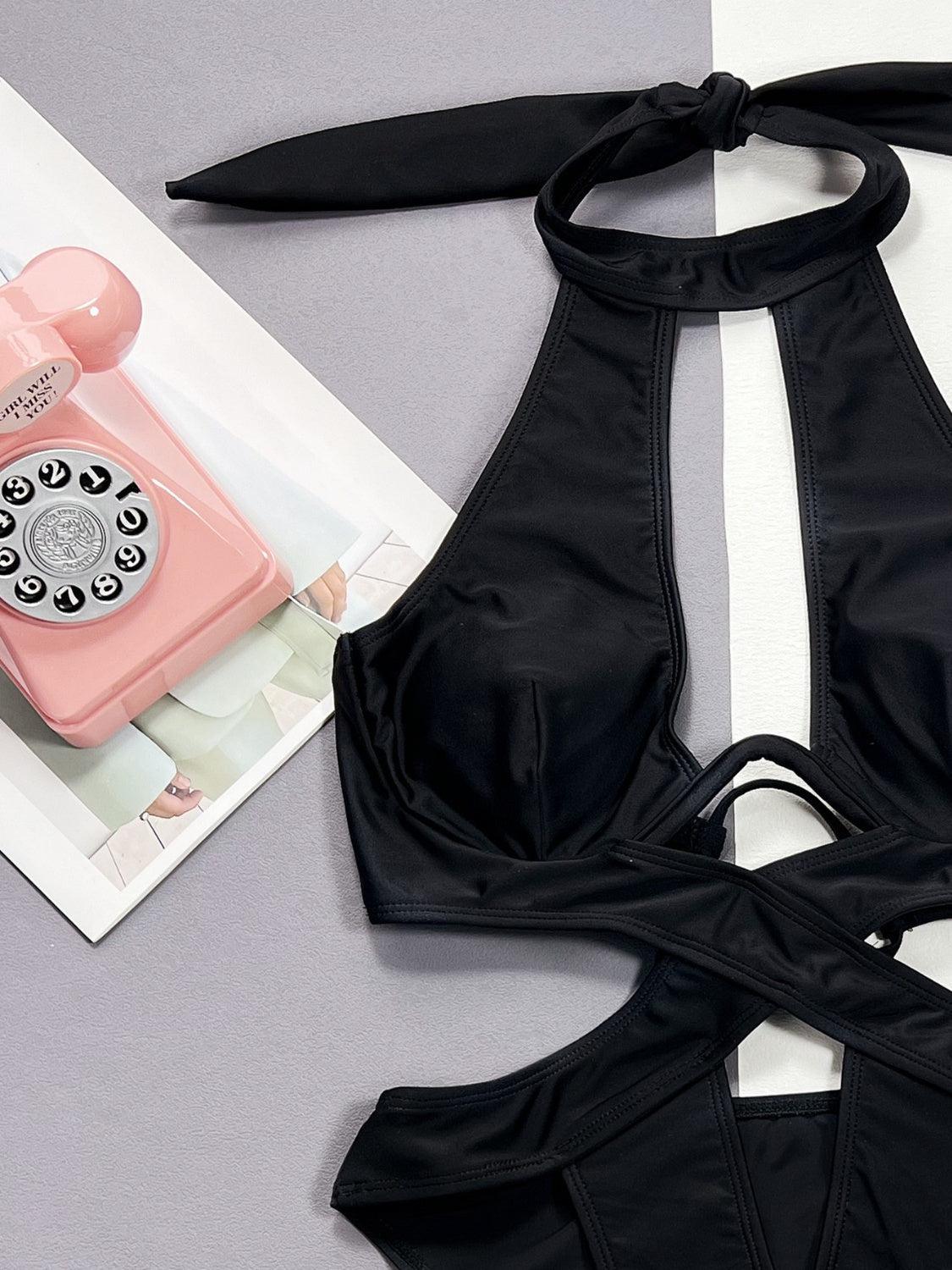 a woman's bra with a phone on it
