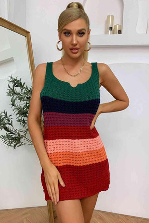 Summer Sweetie Mini Sleeveless Knit Dress - MXSTUDIO.COM