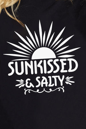 Sunkissed And Salty Summer Graphic Tee - MXSTUDIO.COM