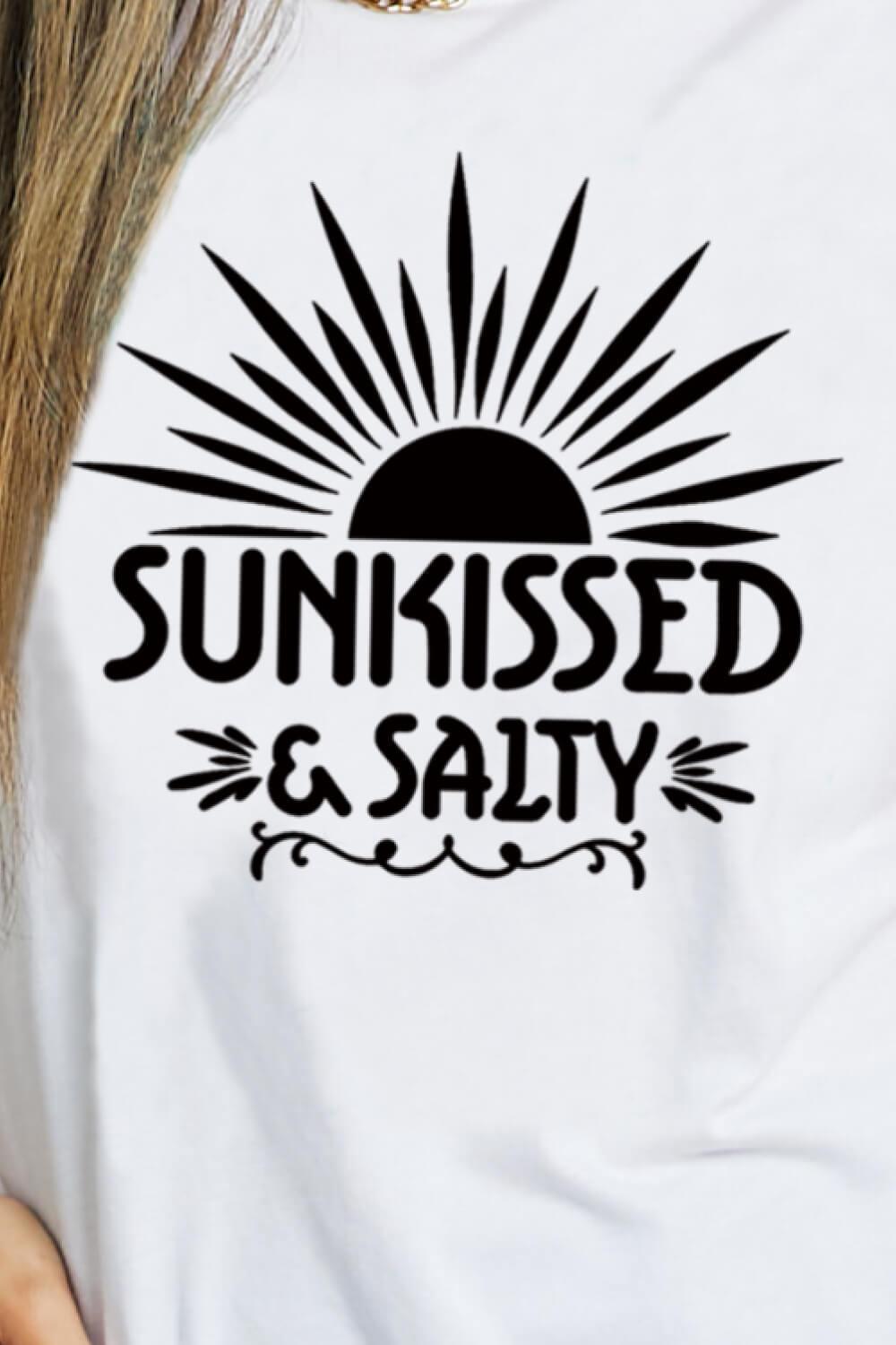 Sunkissed And Salty Summer Graphic Tee - MXSTUDIO.COM