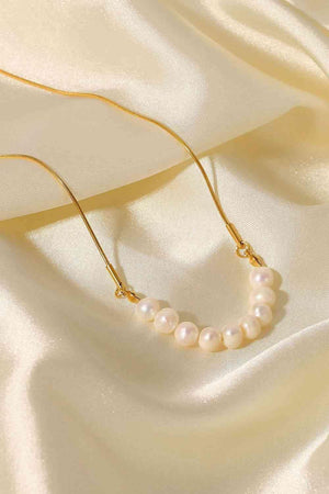 Surprising 18K Gold-Plated Freshwater Pearl Necklace-MXSTUDIO.COM