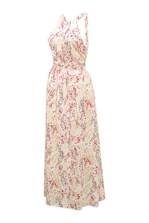 a dress with a floral pattern on it