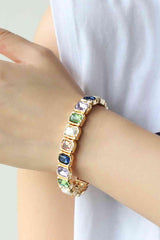 Synthetic Pearl & Glass Stone Fashion Bracelet-MXSTUDIO.COM