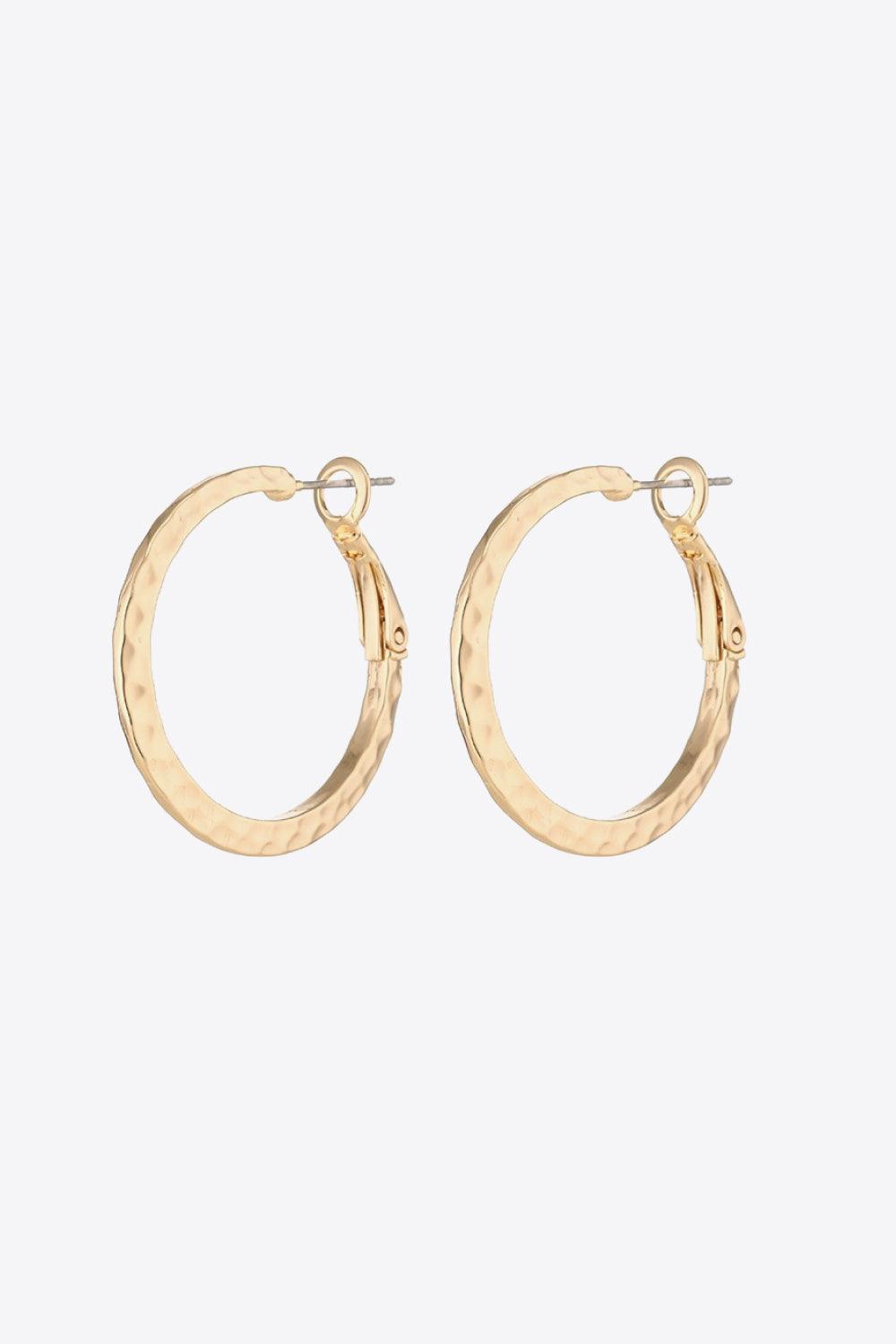 Take Center Stage Copper Hoop Earrings - MXSTUDIO.COM