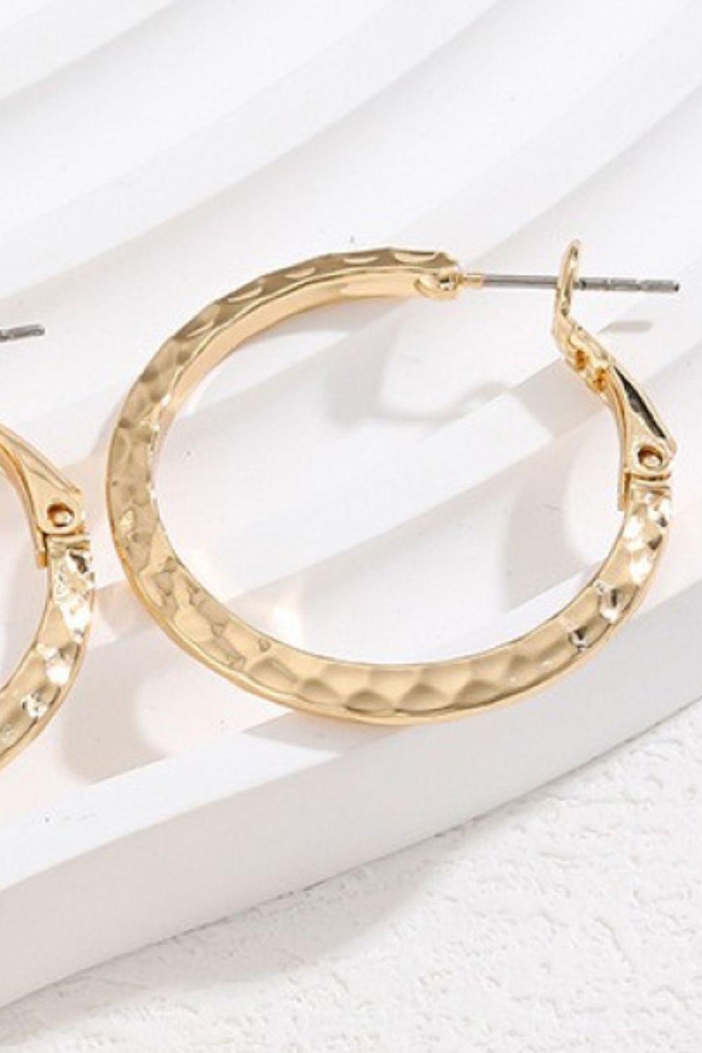 Take Center Stage Copper Hoop Earrings - MXSTUDIO.COM