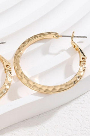 Take Center Stage Copper Hoop Earrings - MXSTUDIO.COM