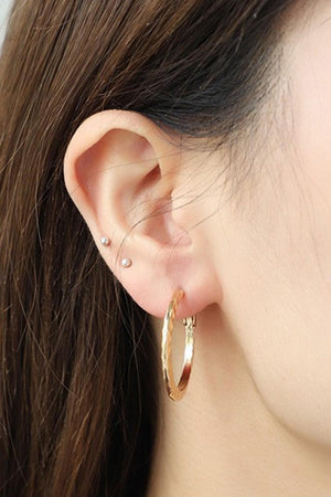 Take Center Stage Copper Hoop Earrings - MXSTUDIO.COM