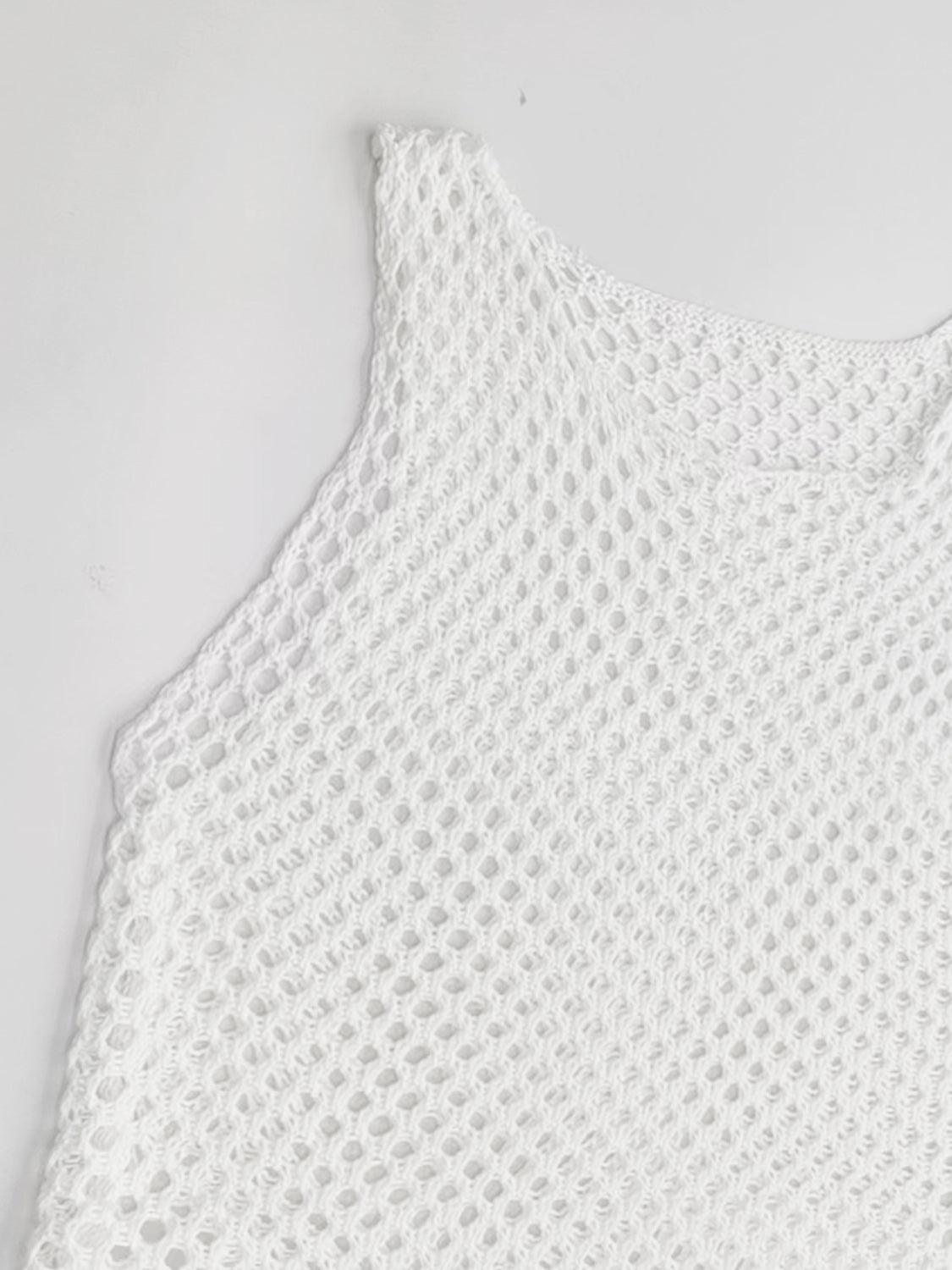 a close up of a white top on a white surface