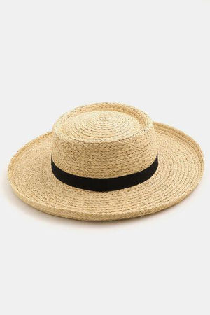 a straw hat on a white background