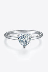 Timeless Brightness Solitaire 1 Carat Moissanite Ring - MXSTUDIO.COM