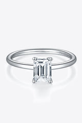 Timeless Brightness Solitaire 1 Carat Moissanite Ring - MXSTUDIO.COM