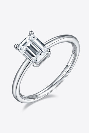 Timeless Brightness Solitaire 1 Carat Moissanite Ring - MXSTUDIO.COM