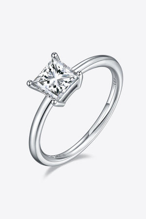 Timeless Brightness Solitaire 1 Carat Moissanite Ring - MXSTUDIO.COM