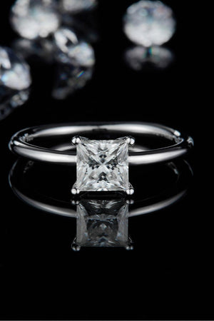 Timeless Brightness Solitaire 1 Carat Moissanite Ring - MXSTUDIO.COM