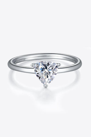 Timeless Brightness Solitaire 1 Carat Moissanite Ring - MXSTUDIO.COM