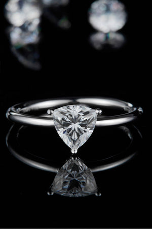 Timeless Brightness Solitaire 1 Carat Moissanite Ring - MXSTUDIO.COM