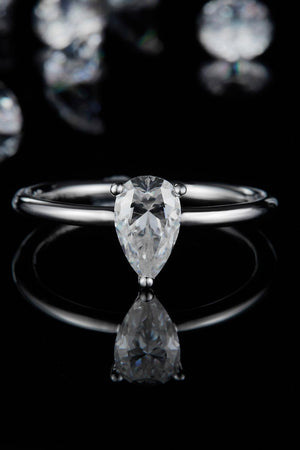 Timeless Brightness Solitaire 1 Carat Moissanite Ring - MXSTUDIO.COM