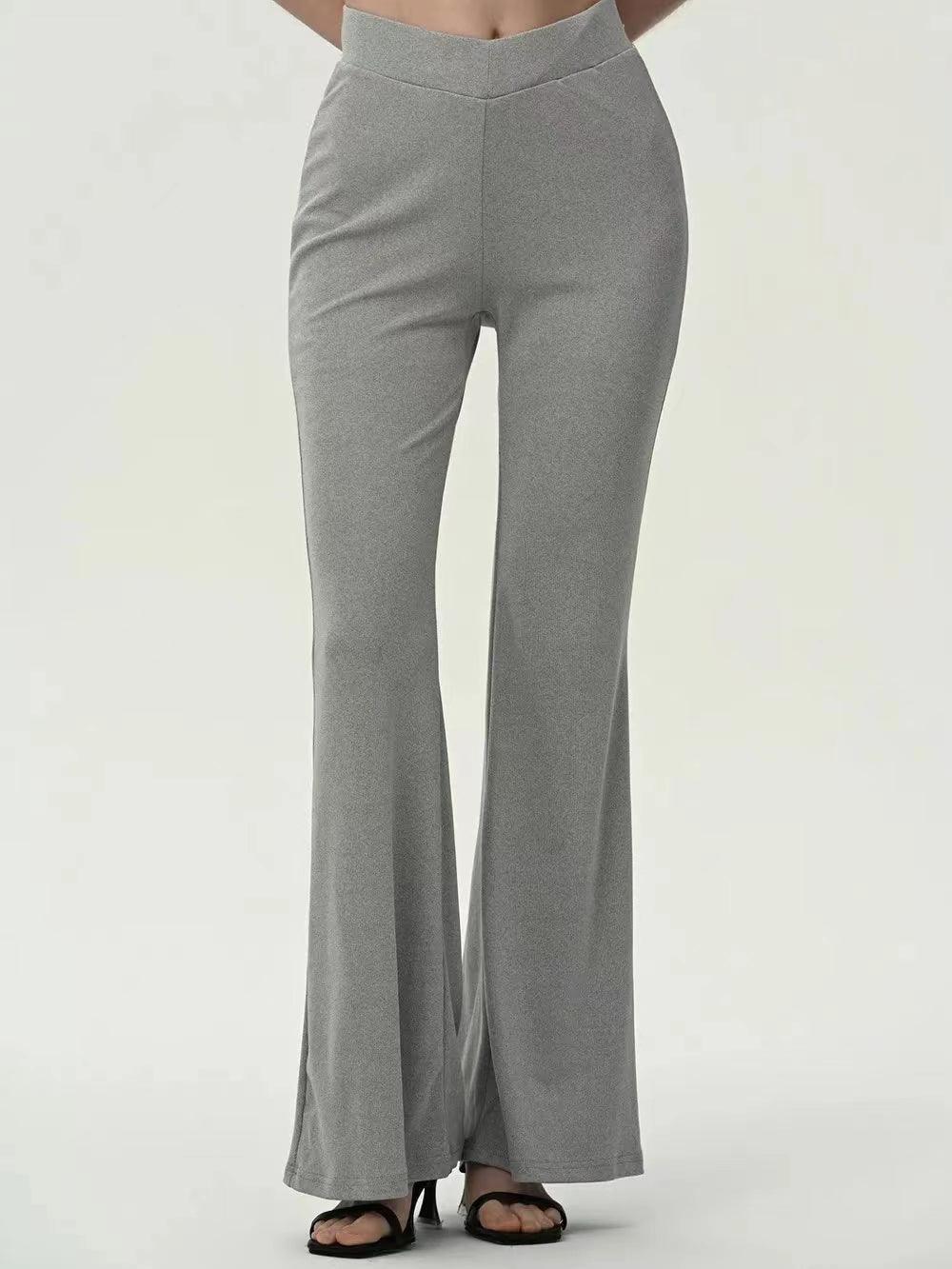 Timeless Charm High Waist Flared Stretch Pants - MXSTUDIO.COM