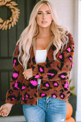 Toasty And Wild Zip Up Leopard Jacket - MXSTUDIO.COM