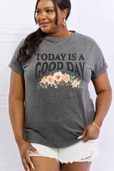 Today Is A Good Day Graphic Plus Size T Shirt - MXSTUDIO.COM