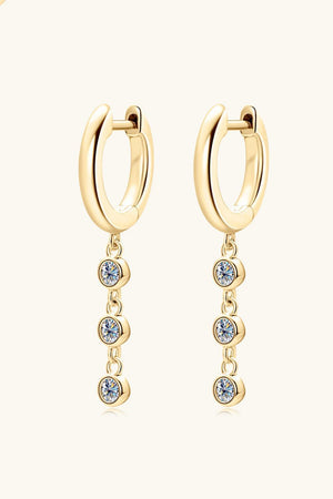 Top Favorite 925 Sterling Silver Inlaid Moissanite Earrings - MXSTUDIO.COM