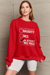 Top Notch Women's Plus Size Graphic Sweatshirt-MXSTUDIO.COM